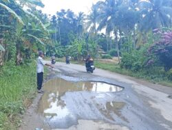 Jalan Kecamatan Peusangan Selatan, Bagai Kolam Renang