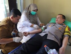 Kapolres Pidie Jaya Ikut Donor Darah